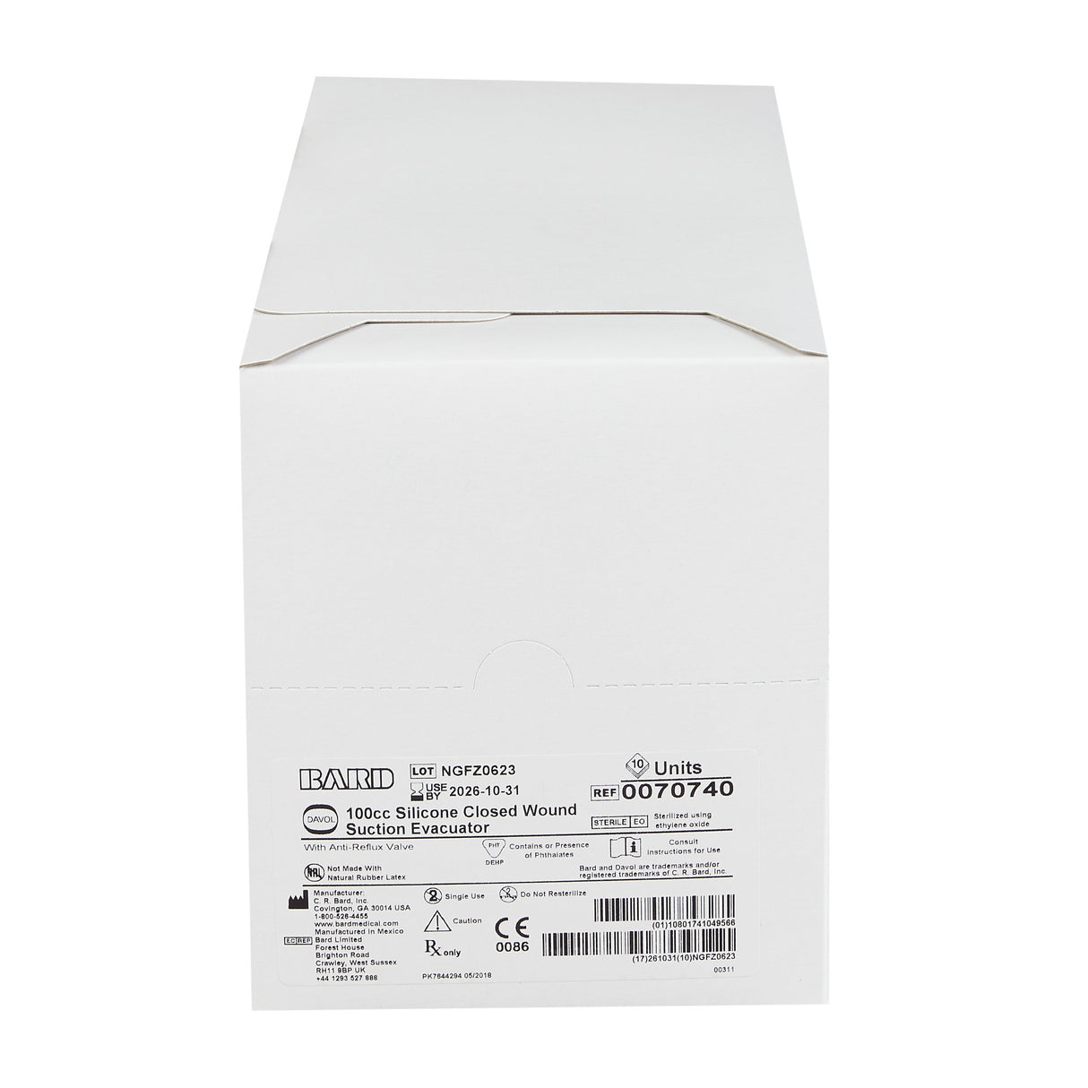 Bulb Evacuator Drainage Reliavac® 100 mL - BeHope