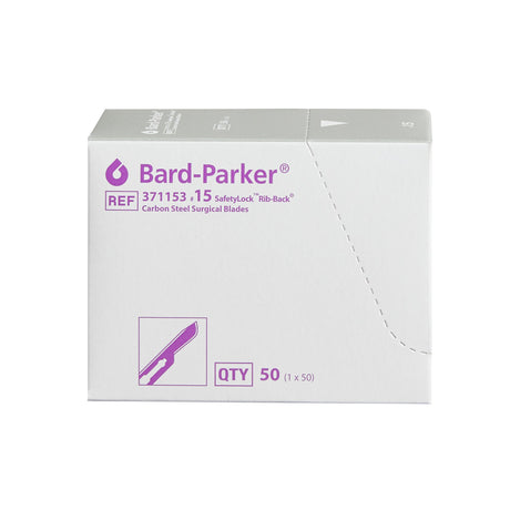 Surgical Blade Bard-parker® Safetylock™ Rib-back® Carbon Steel Sterile - BeHope