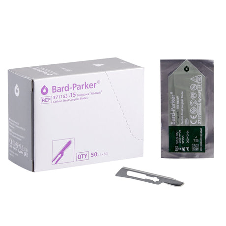 Surgical Blade Bard-parker® Safetylock™ Rib-back® Carbon Steel Sterile - BeHope