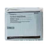 Unisex Adult Incontinence Brief Wings Extra Quilted Large Disposable Moderate Absorbency