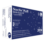 Exam Glove StarMed® Plus™ Large NonSterile Nitrile Standard Cuff Length Textured Fingertips Blue Chemo Tested / Fentanyl Tested - BeHope