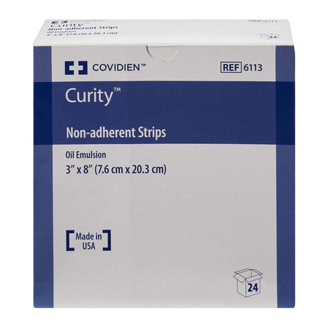Oil Emulsion Impregnated Dressing Curityâ„¢ Rectangle 3 X 8 Inch Sterile - BeHope