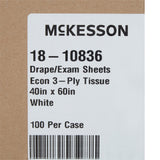 General Purpose Drape McKesson Physical Exam Drape 40 W X 60 L Inch NonSterile - BeHope