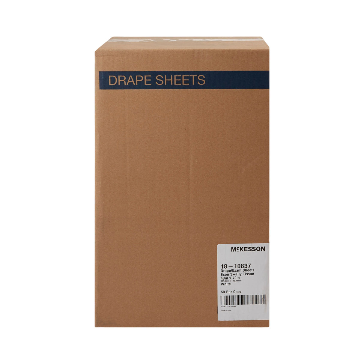 General Purpose Drape McKesson Physical Exam Drape 40 W X 72 L Inch NonSterile - BeHope