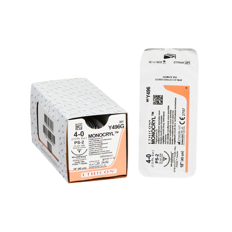 Absorbable Suture With Needle Monocryl™ Poliglecaprone Reverse Cutting - BeHope