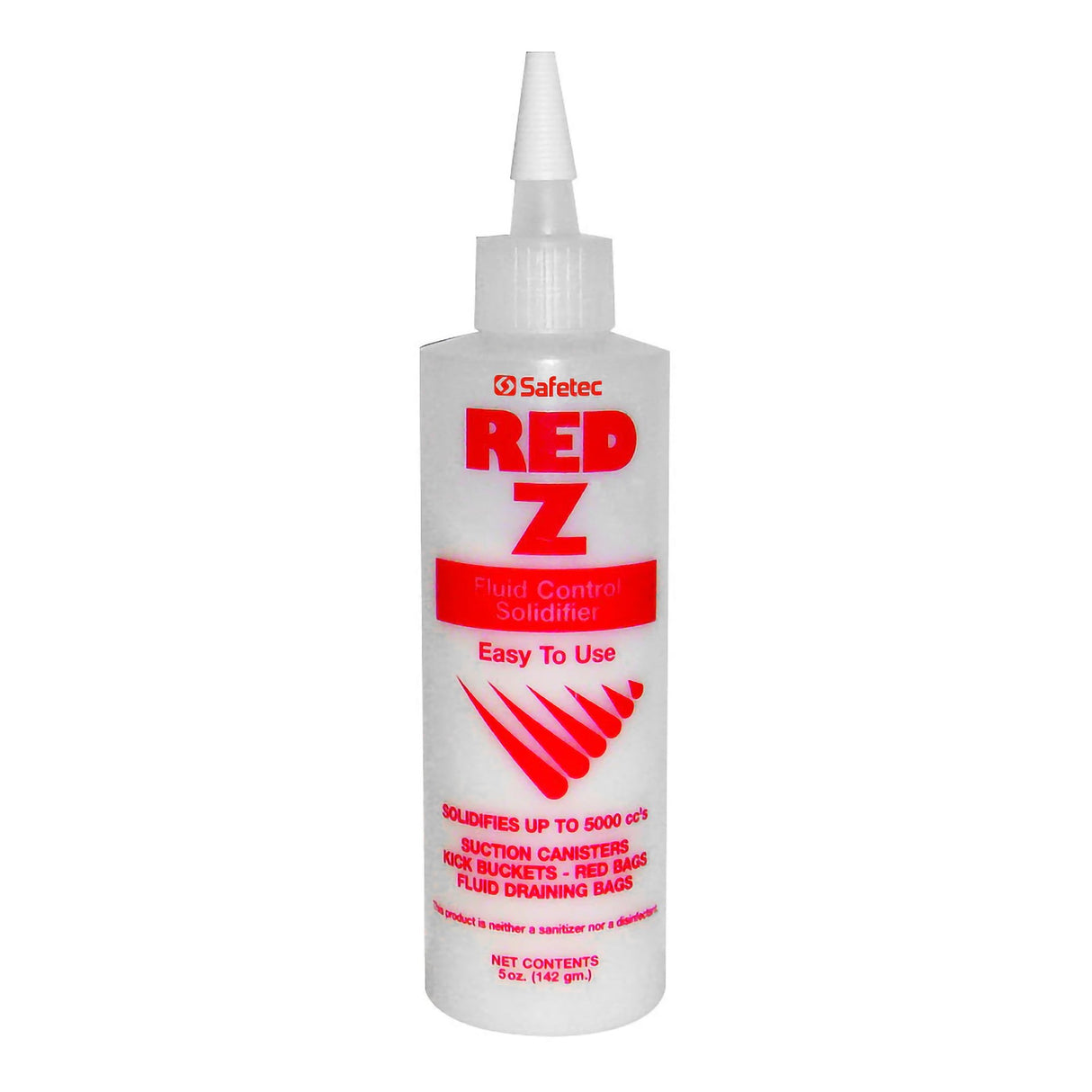 Fluid Solidifier Red Z® 5,000 cc Needle Nose Tip Bottle 5 oz. - BeHope