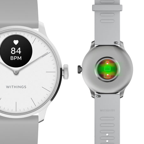 Smartwatch ScanWatch Light 37mm Withings 24 Hours Grayscale OLED Display - BeHope