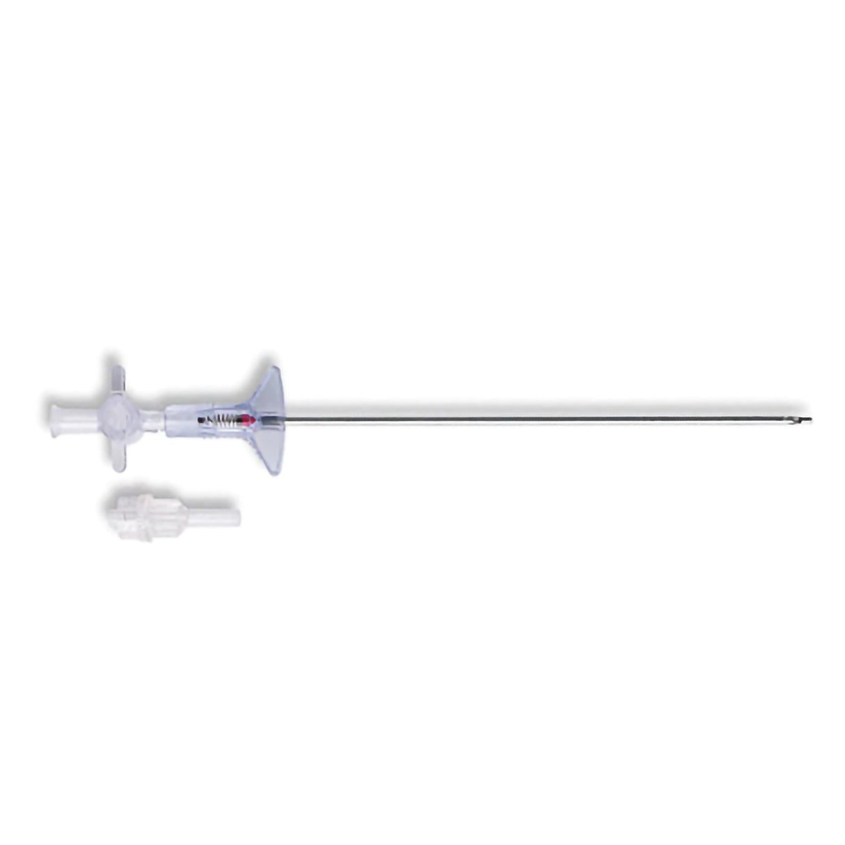 Pneumoperitoneum Needle Surgineedle™ 14 Gauge Flanged Handle, Spring-Loaded Blunt Stylet Surgical Grade - BeHope