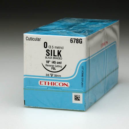 Nonabsorbable Suture without Needle Perma - Hand™ SUTUPAK™ Silk Braided Size 3-0 - BeHope