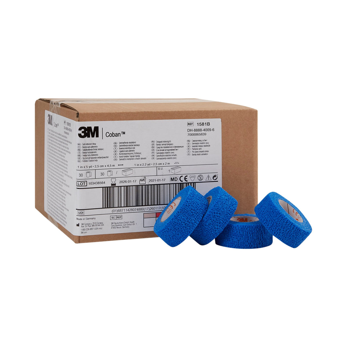 Cohesive Bandage 3m™ Coban™ Self-adherent Closure Nonsterile Standard Compression - BeHope