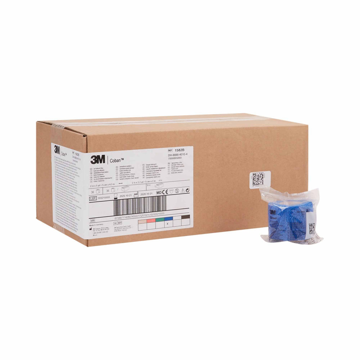 Cohesive Bandage 3m™ Coban™ Self-adherent Closure Nonsterile Standard Compression - BeHope