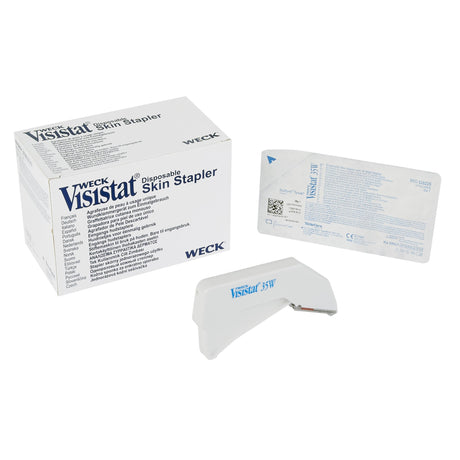 Wound Stapler Weck® Visistat® Squeeze Handle Stainless Steel Staples Wide Staple 35 Staples - BeHope