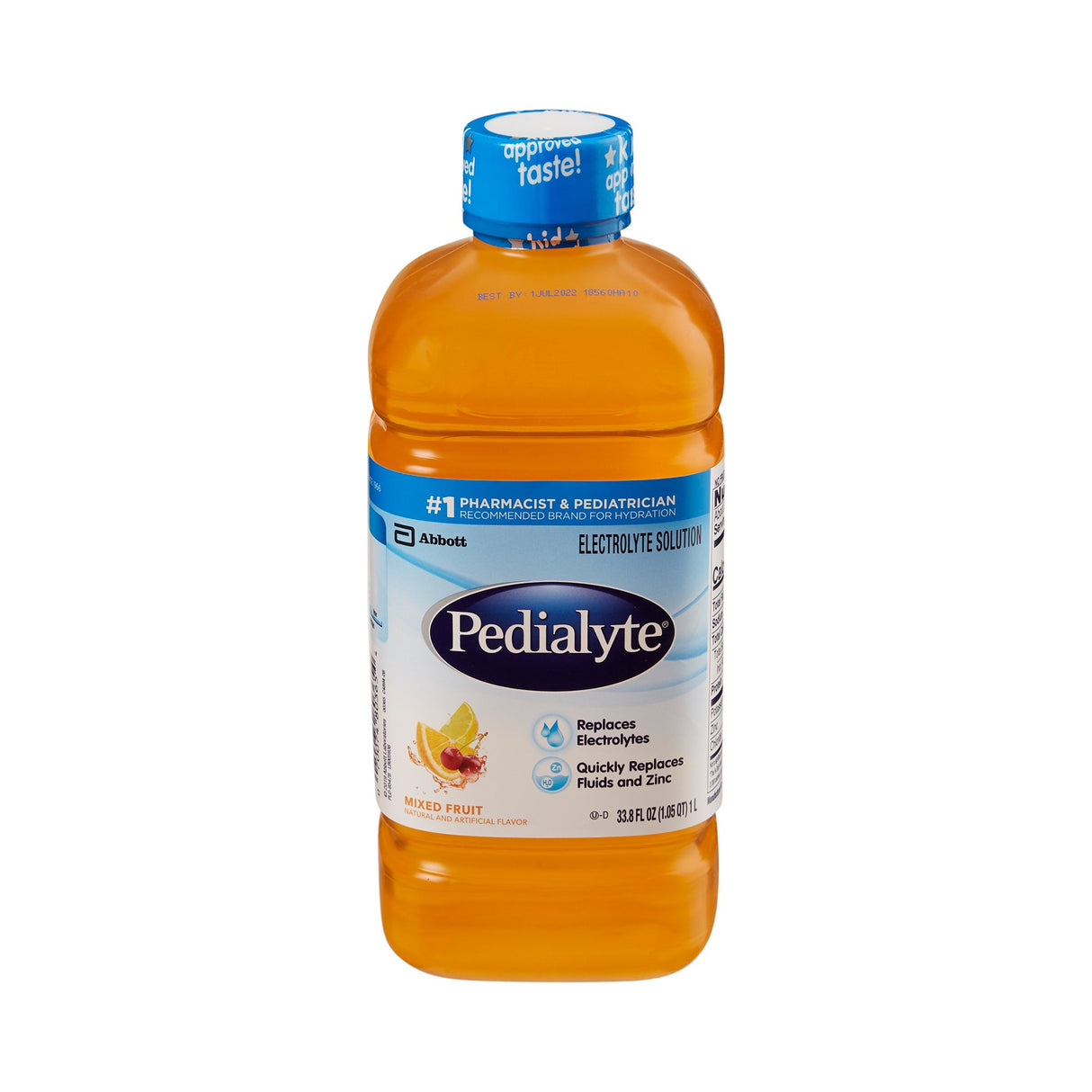 Oral Electrolyte Solution Pedialyte® Classic Mixed Fruit Flavor 33.8 oz. - BeHope