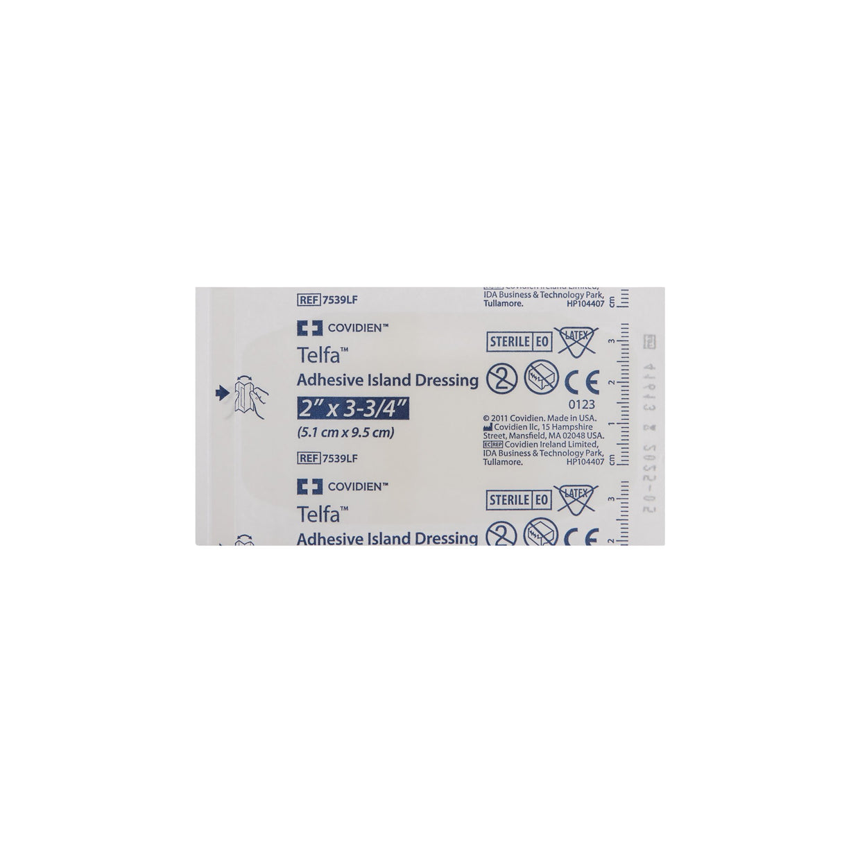 Island Dressing Telfaâ„¢ 2 X 3-3/4 Inch Rectangle Sterile - BeHope