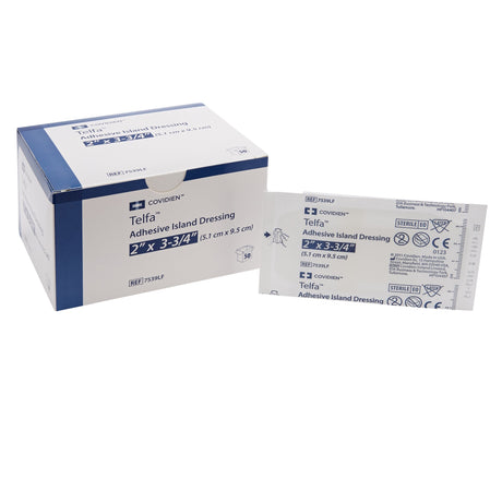 Island Dressing Telfaâ„¢ 2 X 3-3/4 Inch Rectangle Sterile - BeHope