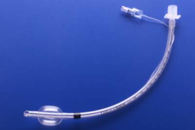 Cuffed Endotracheal Tube Safety Clear™ 280 mm Length Curved 5.5 mm Pediatric Murphy Eye - BeHope