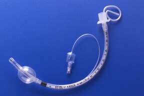 Cuffed Endotracheal Tube Flexi-set™ Safety Clear Plus™ 250 mm Length Curved 5.0 mm Pediatric Murphy Eye - BeHope
