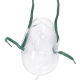 Oxygen Mask AirLife® Elongated Style Adult One Size Fits Most Adjustable Head Strap - BeHope