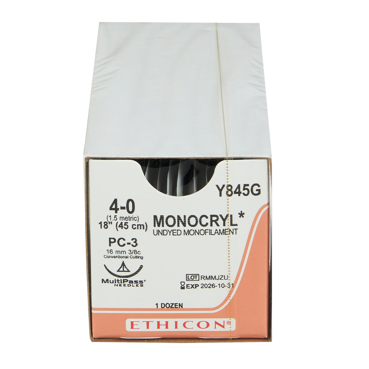 Absorbable Monofilament Suture with Needle Monocryl™ Poliglecaprone Conventional Cutting - BeHope