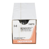 Absorbable Suture with Needle Monocryl™ Poliglecaprone PS-2 3/8 Circle Precision Reverse Cutting Needle Size 3-0 Monofilament - BeHope