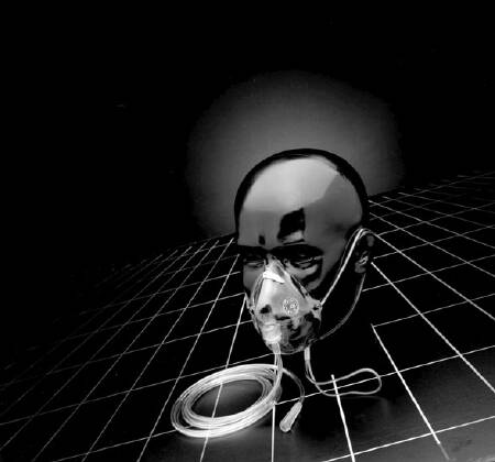 Oxygen Mask Salter Labs® Elongated Style Pediatric Adjustable Head Strap - BeHope