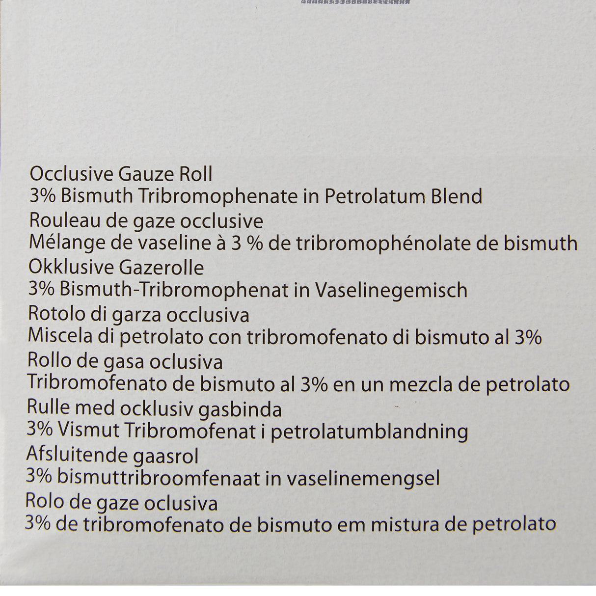 Xeroform Petrolatum Impregnated Dressing Xeroformâ„¢ Occlusive Roll 4 Inch X 3 Yard Sterile - BeHope