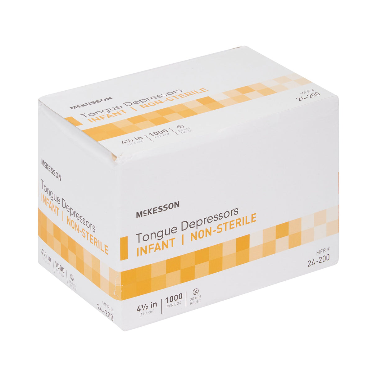 Tongue Depressor McKesson 4-1/2 Inch Length Wood - BeHope