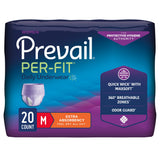 Female Adult Absorbent Underwear Prevail® Per-Fit® Pull On with Tear Away Seams Medium Disposable Moderate Absorbency - BeHope