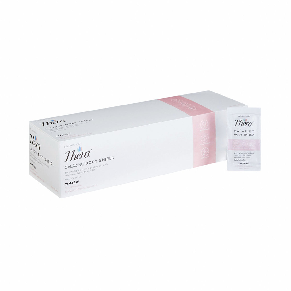 Skin Protectant Thera Calazinc Body Shield 4 Gram Individual Packet Scented Cream