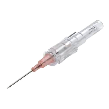 Peripheral IV Catheter Protectiv® Plus 20 Gauge 1 Inch Polyurethane Straight Hub Non Blood Control Sliding Safety - BeHope