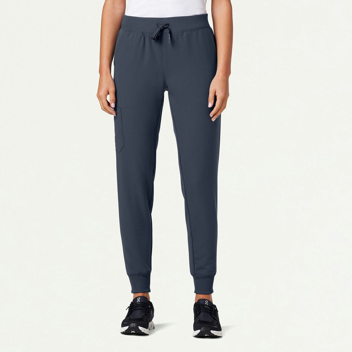 Silex Slim Knit-Waist Scrub Jogger - Carbon Gray – JAANUU