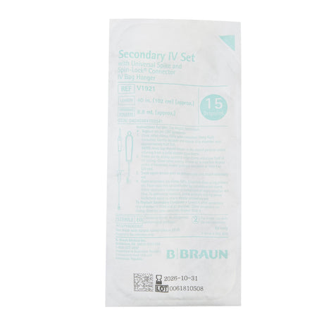 Secondary IV Administration Set Bbraun™ Gravity Without Ports - BeHope