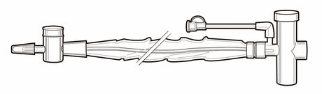Closed Suction Catheter Ballard® Tracheostomy T-Piece for Mechanical Ventilation - BeHope