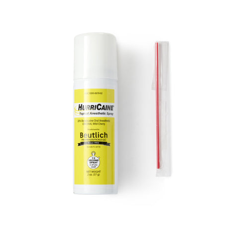 Oral Pain Relief Hurricaine® Benzocaine Oral Spray - BeHope