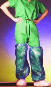 Pants Leg Protector Bootleg® One Size Fits Most NonSterile Disposable - BeHope