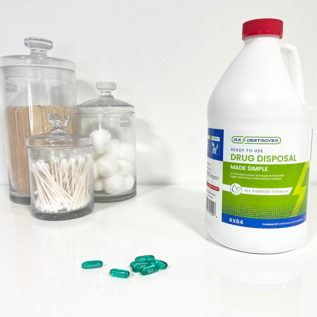 Drug Disposal System Rx Destroyer™ All-Purpose 13 lbs. Carton Weight - BeHope