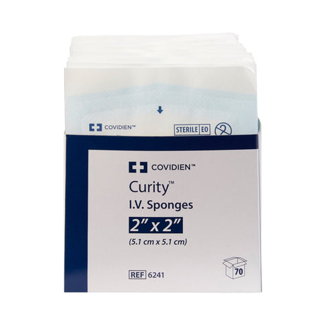 I.V. Sponge Curity™ 2 X 2 Inch 6-Ply Sterile 2 per Pack - BeHope
