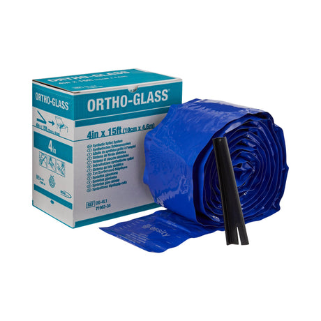 Padded Splint Roll ORTHO-GLASS® 4 Inch X 15 Foot Fiberglass White - BeHope