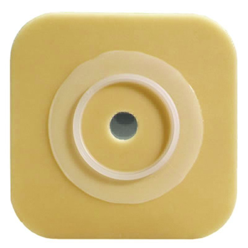 Ostomy Barrier Sur-Fit Natura® Durahesive® Trim to Fit, Extended Wear Adhesive Tape Borders 38 mm Flange Sur-Fit® Natura® System 4-1/2 X 4-1/2 Inch - BeHope