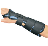 Wrist Brace ProCare® Aluminum / Foam / Tricot Left Hand Black Small - BeHope