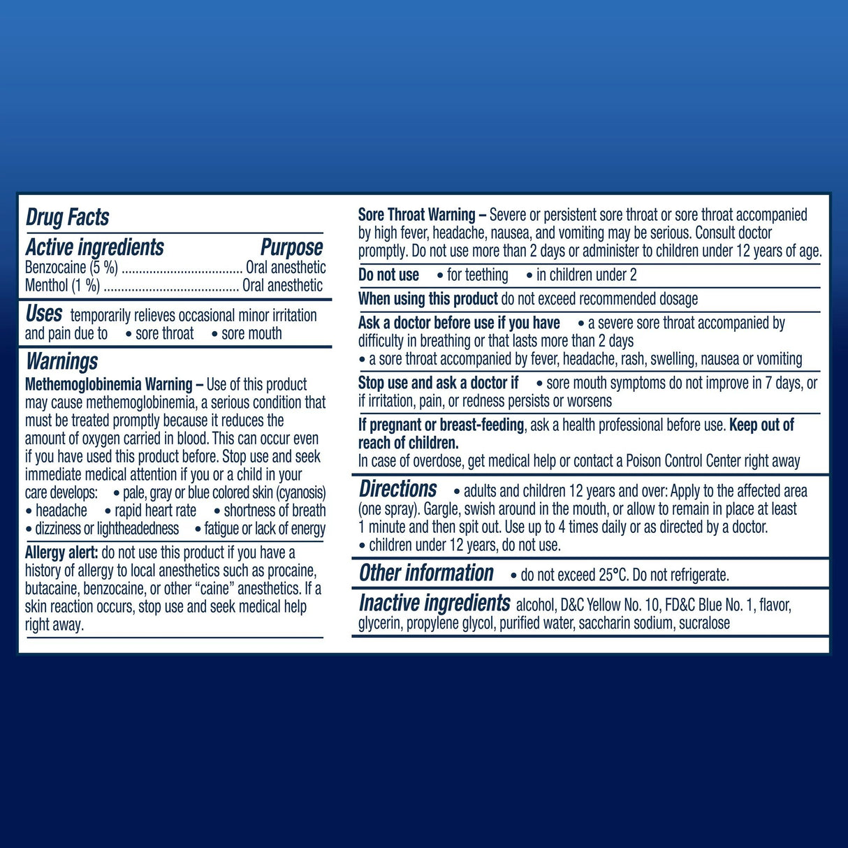 Sore Throat Relief Vicks® VapoCOOL™ Spray 6 oz. - BeHope