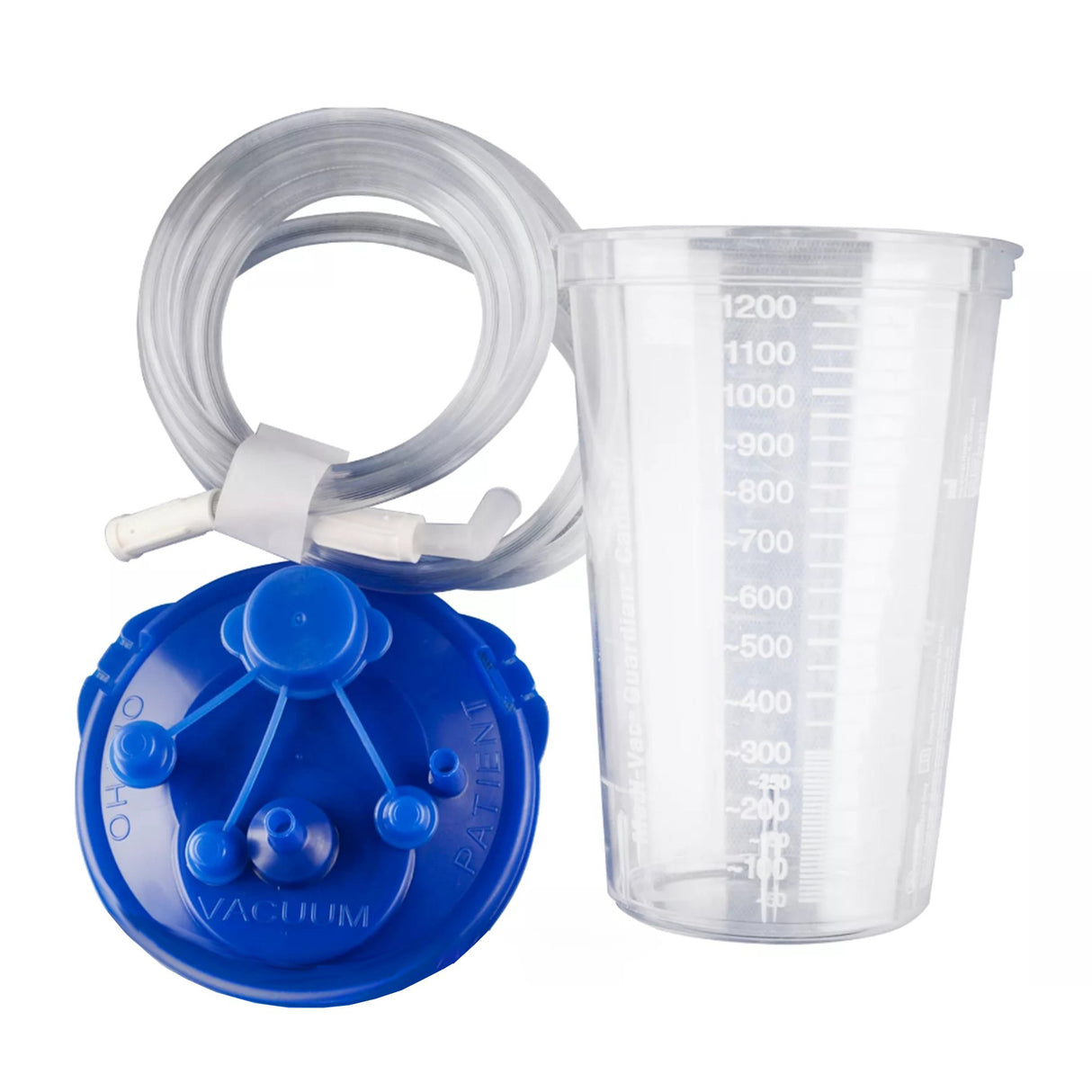 Rigid Suction Canister Kit Medi-vac® Guardian™ with Overflow Shutoff Valve - BeHope