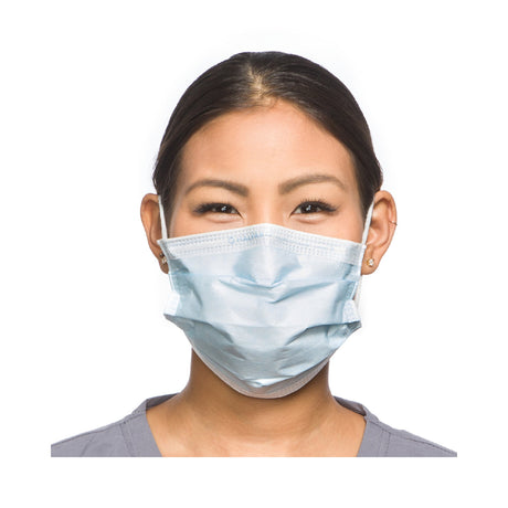 Procedure Mask FluidShield ASTM Level 2 Earloops One Size Fits Most - BeHope