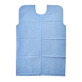 Patient Exam Gown Medium / Large Blue Disposable - BeHope