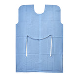 Patient Exam Gown Medium / Large Blue Disposable - BeHope