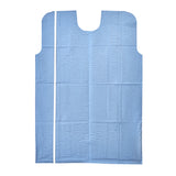 Patient Exam Gown Medium / Large Blue Disposable - BeHope