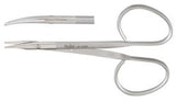 Tenotomy Scissors Miltex® Stevens 3-3/4 Inch Length OR / Surgical Grade German Stainless Steel NonSterile Finger Ring Handle Curved Blunt Tip / Blunt Tip - BeHope