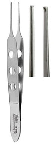 Tissue Forceps Miltex® Bishop-Harmon Surgical Stainless Steel Nonsterile Thumb Handle 1x2 Teeth - BeHope