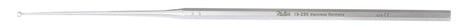 Miltex® Buck Ear Curette Octagonal Handle Angled Blunt Loop Tip - BeHope