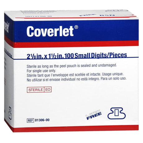 Adhesive Strip Coverlet® Fabric Tan 1-1/2 X 2-1/2 Inch Sterile - BeHope